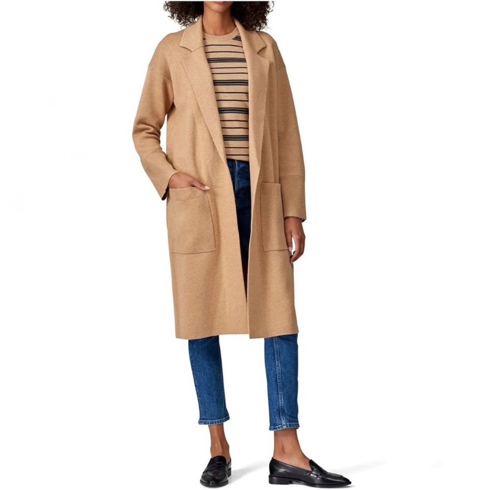 J.Crew Ella Open Front Long Sweater Blazer Womens Size 2XL